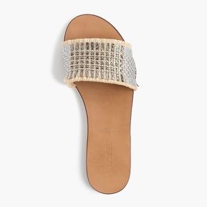 J. Crew metallic slides